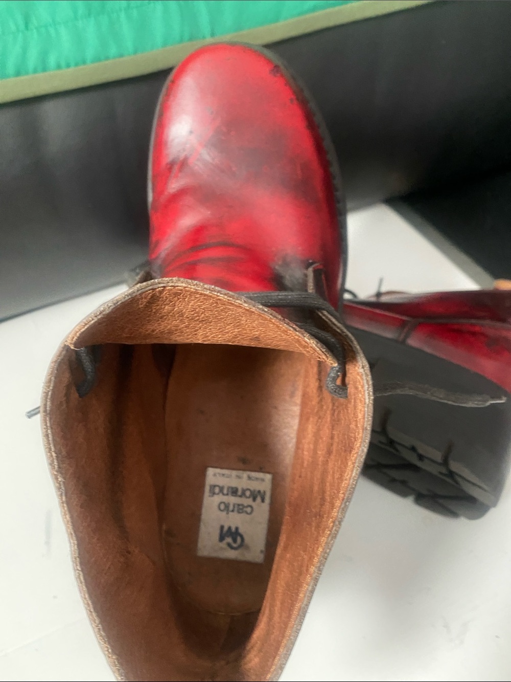 Carlo Morandi Vintage Platform Shoe Made In Italy Sz 42) - Picture 10 of 10